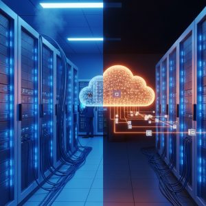 on premise vs cloud storage
